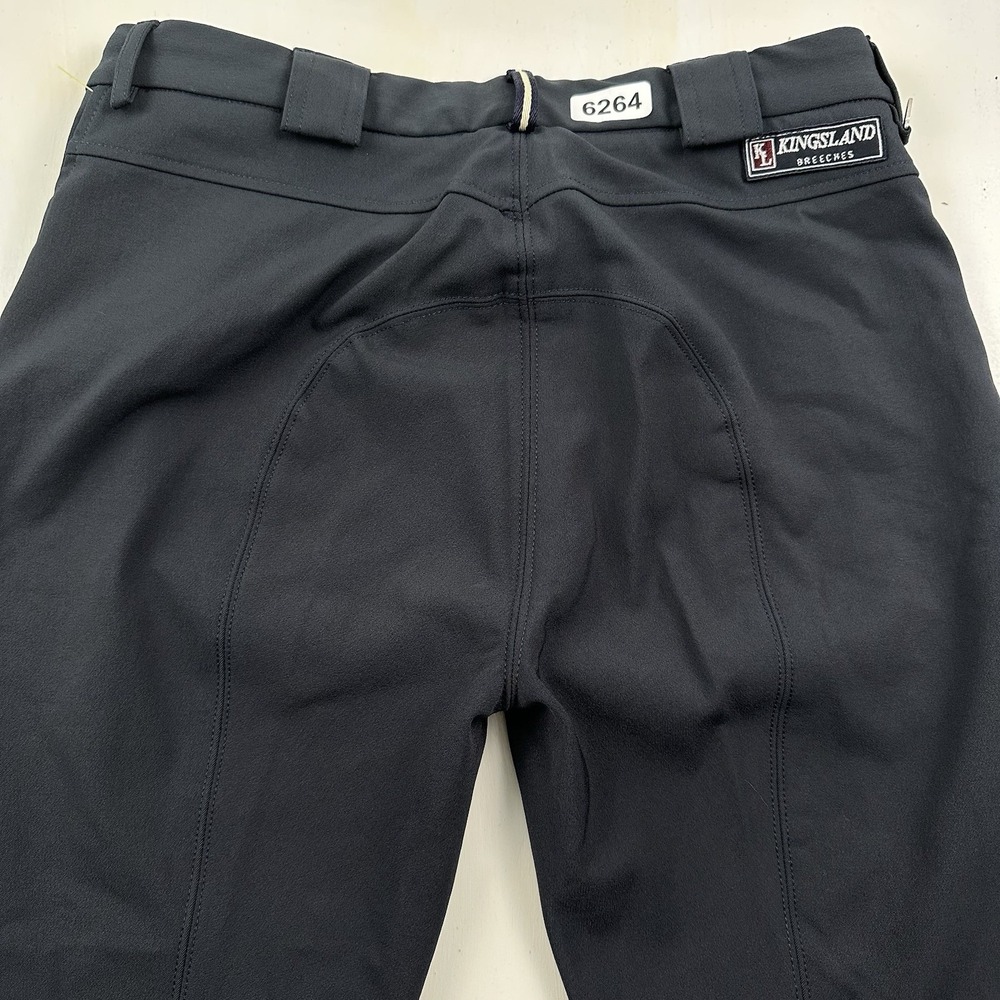 Kingsland Knee Patch Breeches Women 32 Fits 30x27 Graphite Gray Equestrian Pants